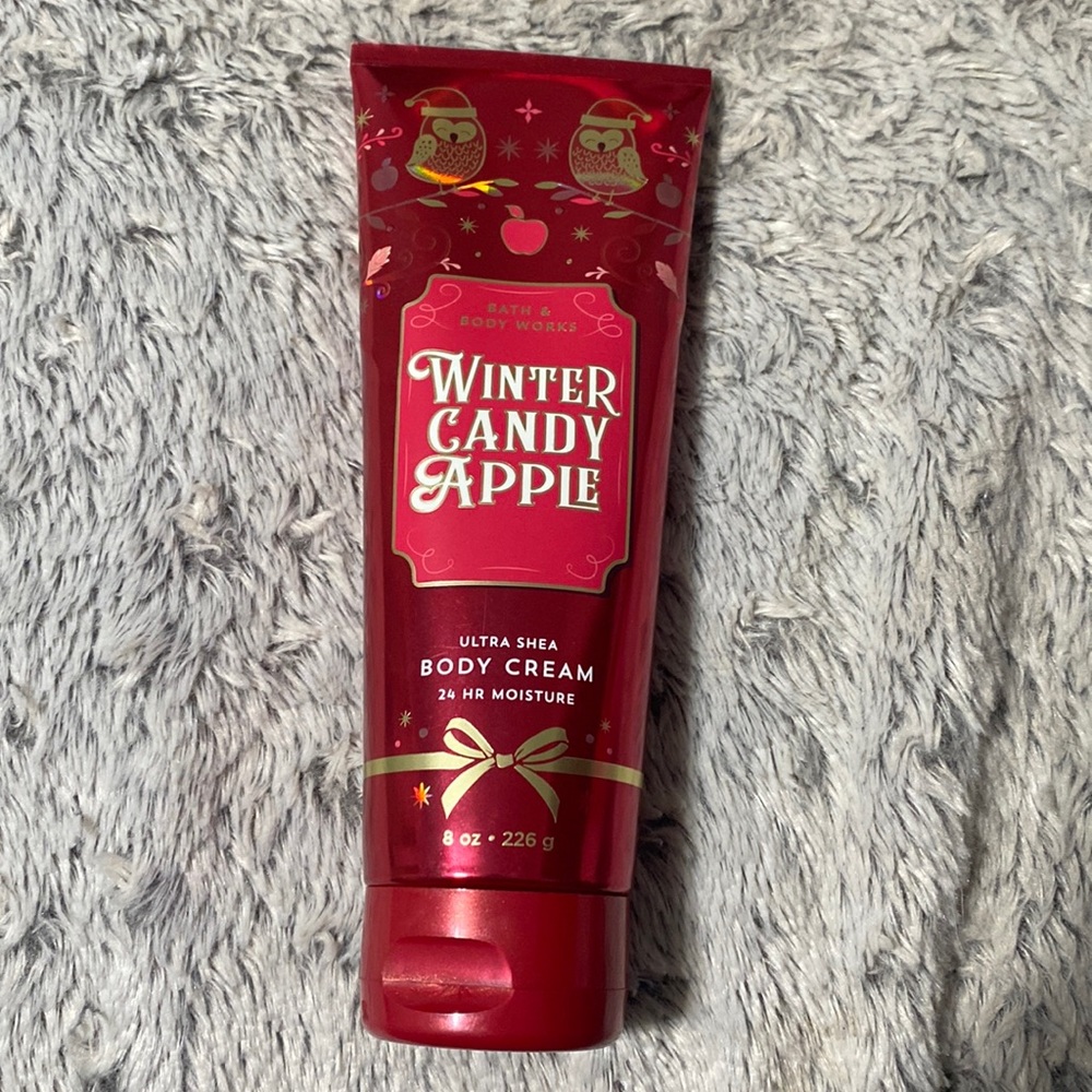 Winter candy apple body cream